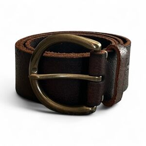 FRYE Men's Brown genuine Leather Belt Sz S